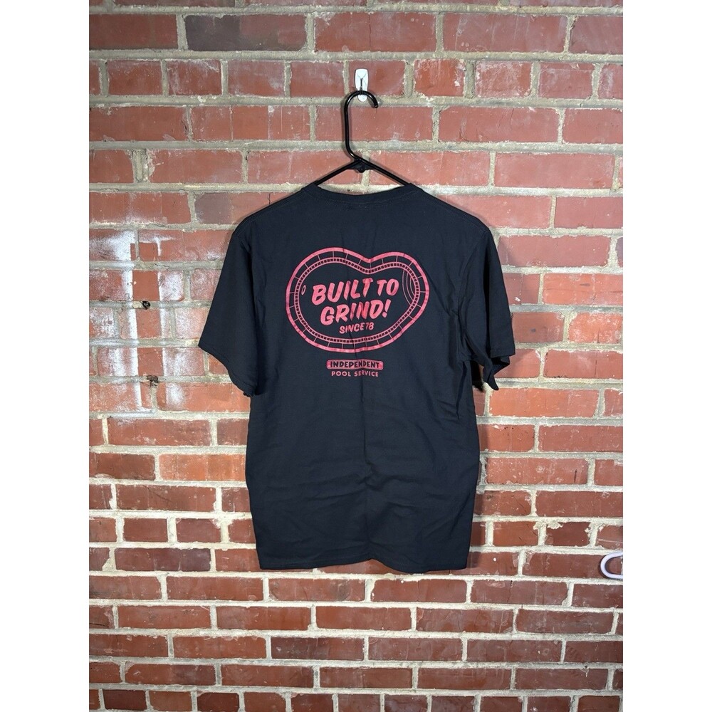 Independent Skateboard Trucks Pool Services Shirt Built To Grind Adult Medium
